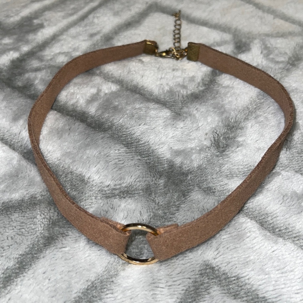 Brown Choker necklace